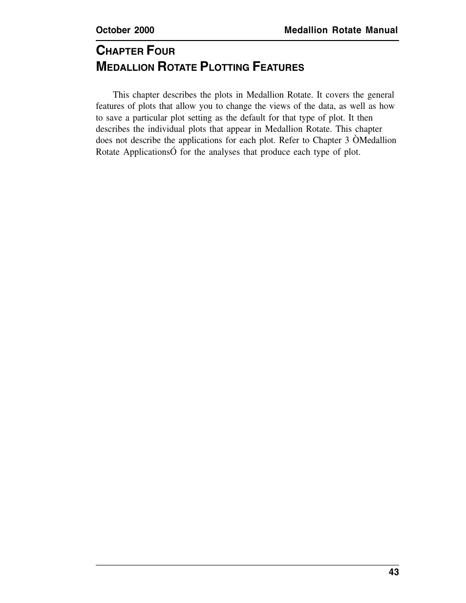 Chapter 4 - medallion rotate plotting features, Hapter, Edallion | Otate, Lotting, Eatures | Measurement Computing Medallion Rotate rev.2.3 User Manual | Page 43 / 52