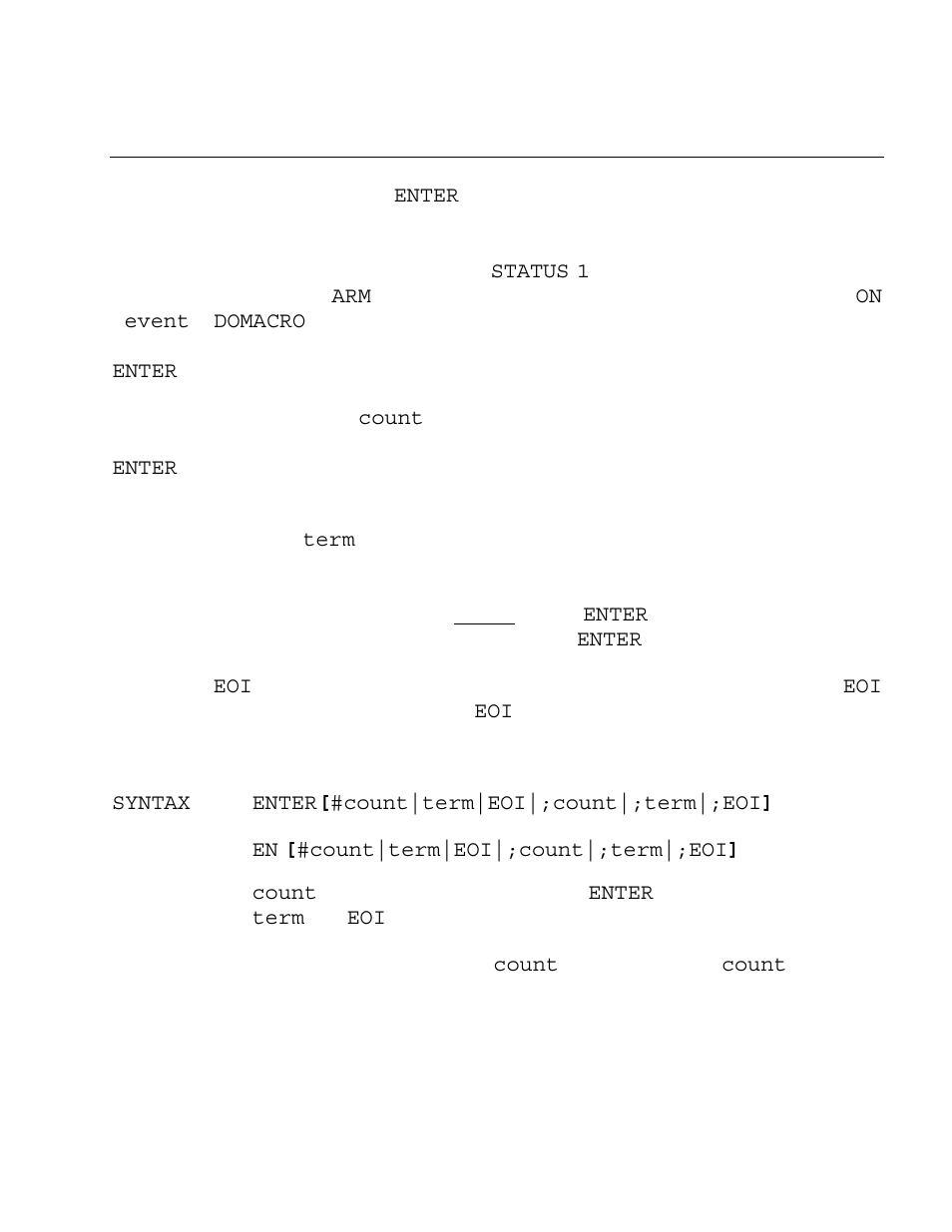 Enter (peripheral mode) | Measurement Computing Micro 488/EX rev.2.1 User Manual | Page 102 / 218