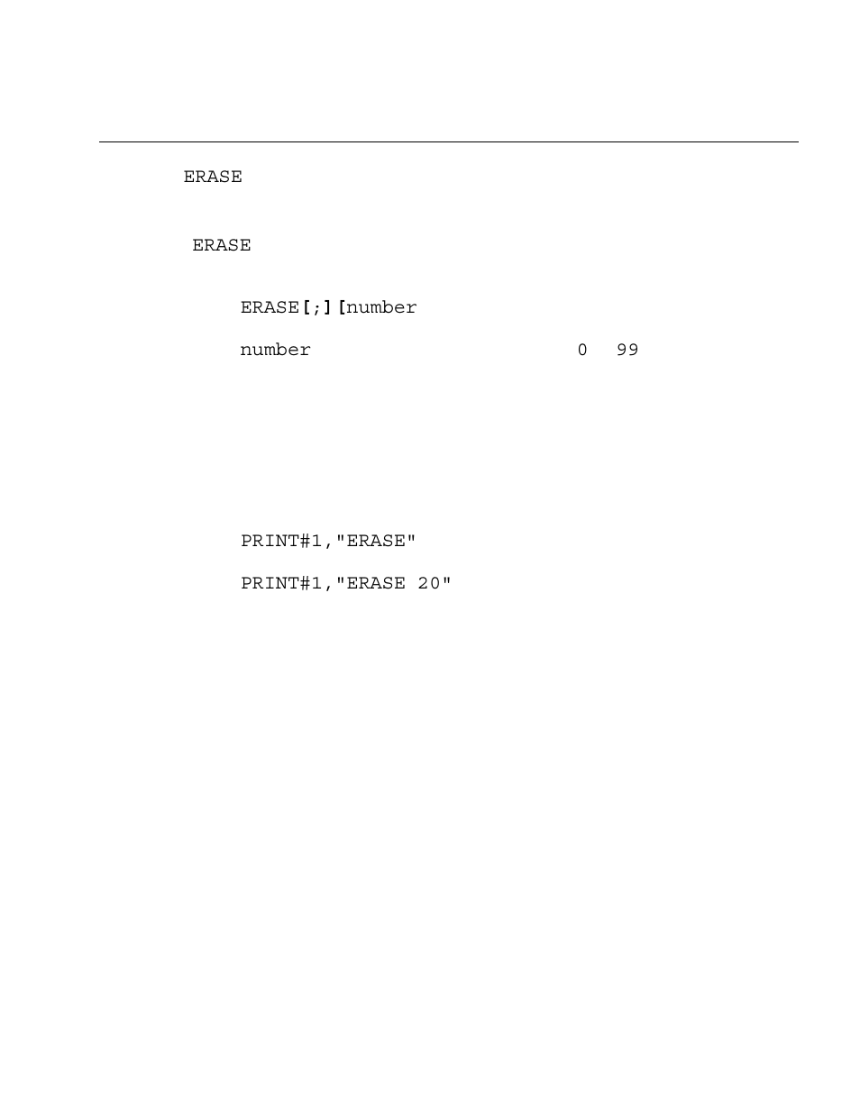 Erase | Measurement Computing Micro 488/EX rev.2.1 User Manual | Page 104 / 218