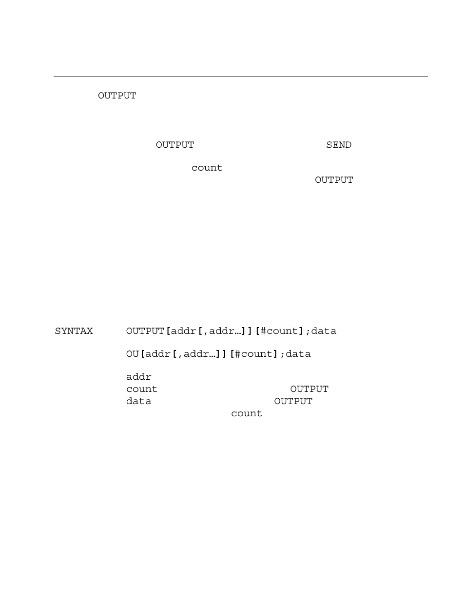 Output (controller mode) | Measurement Computing Micro 488/EX rev.2.1 User Manual | Page 123 / 218