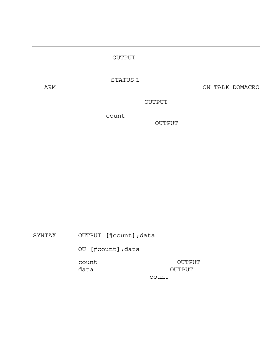 Output (peripheral mode) | Measurement Computing Micro 488/EX rev.2.1 User Manual | Page 125 / 218