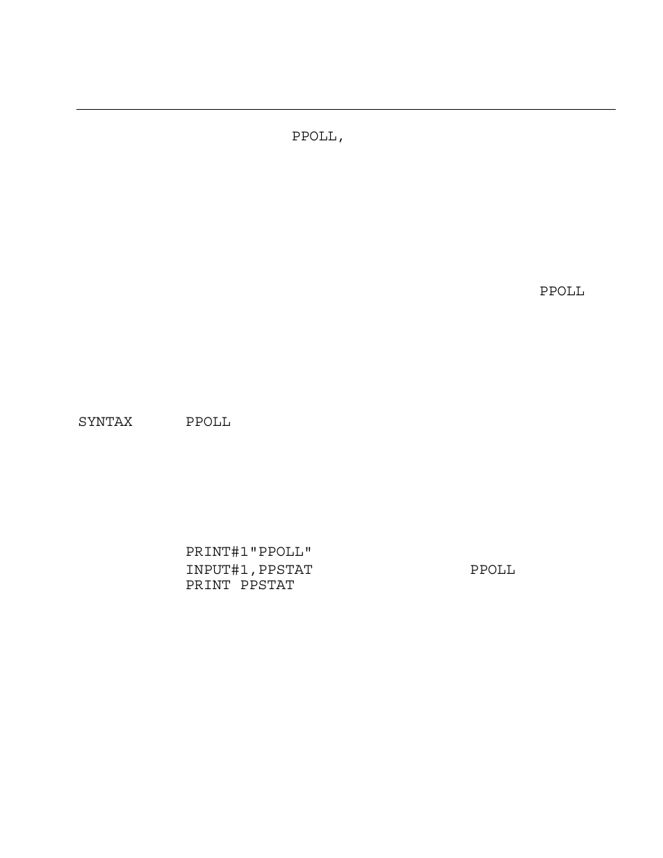 Ppoll | Measurement Computing Micro 488/EX rev.2.1 User Manual | Page 128 / 218