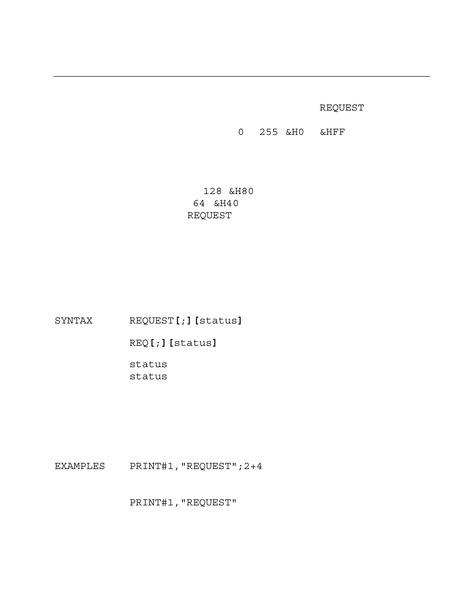 Request | Measurement Computing Micro 488/EX rev.2.1 User Manual | Page 136 / 218