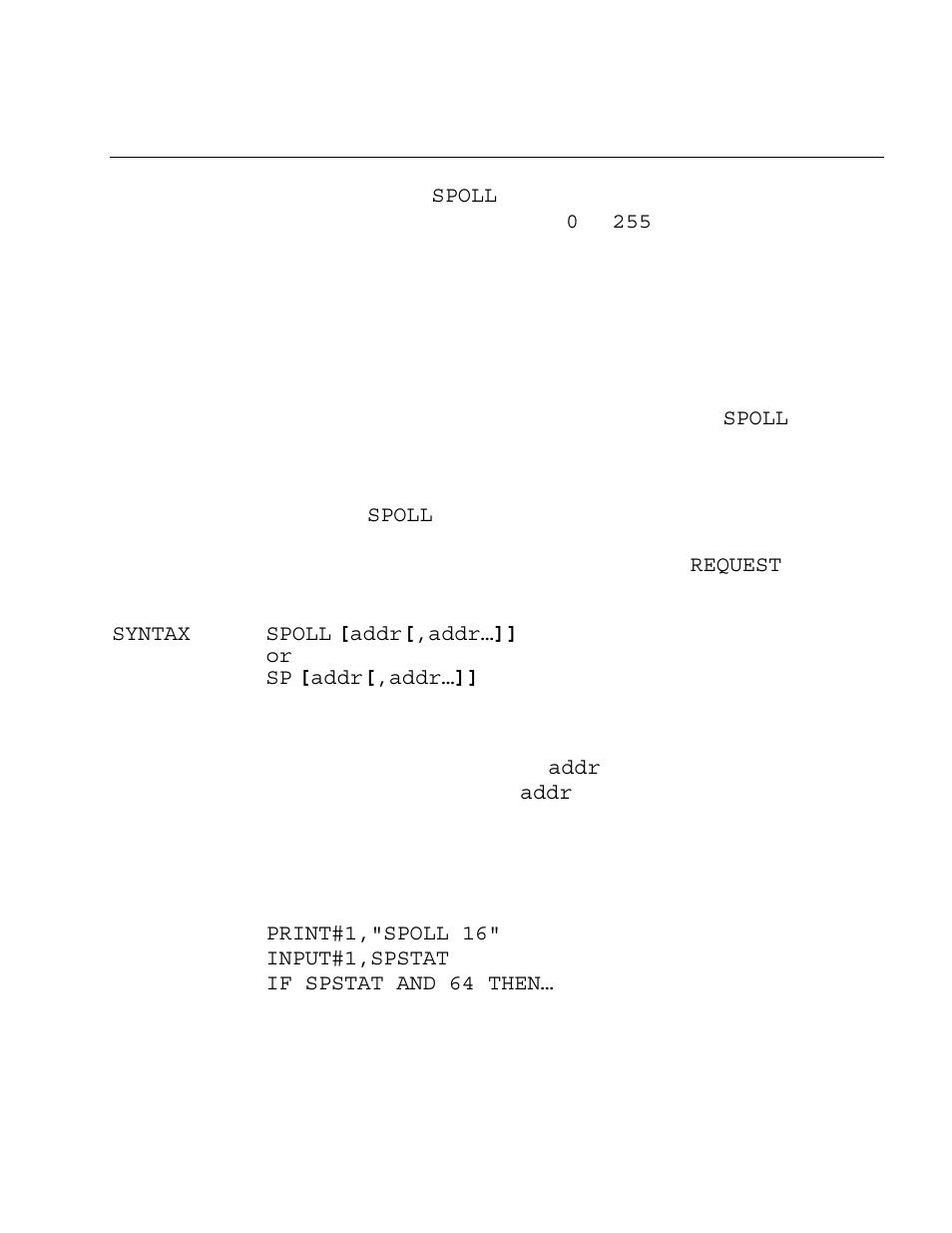 Spoll | Measurement Computing Micro 488/EX rev.2.1 User Manual | Page 147 / 218