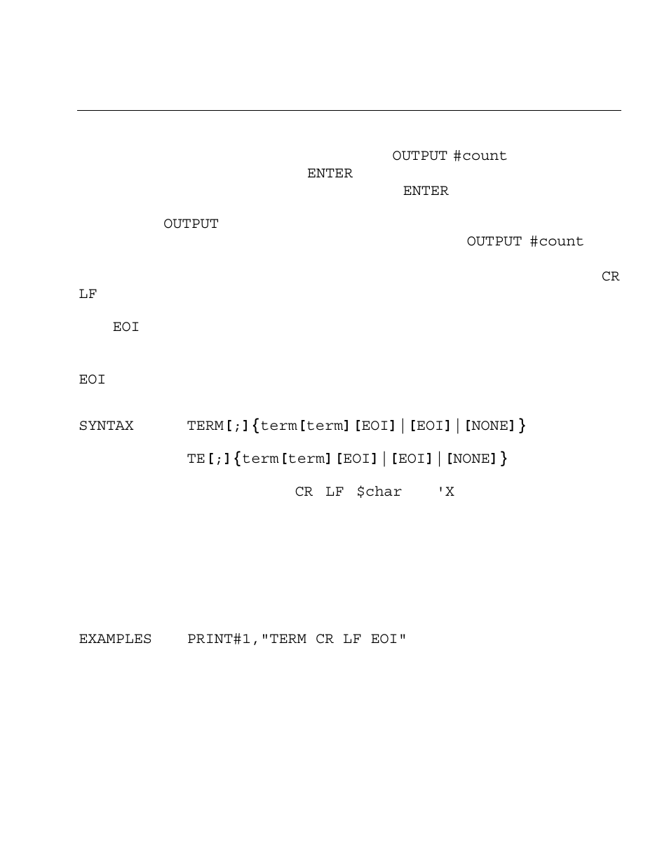 Term | Measurement Computing Micro 488/EX rev.2.1 User Manual | Page 154 / 218