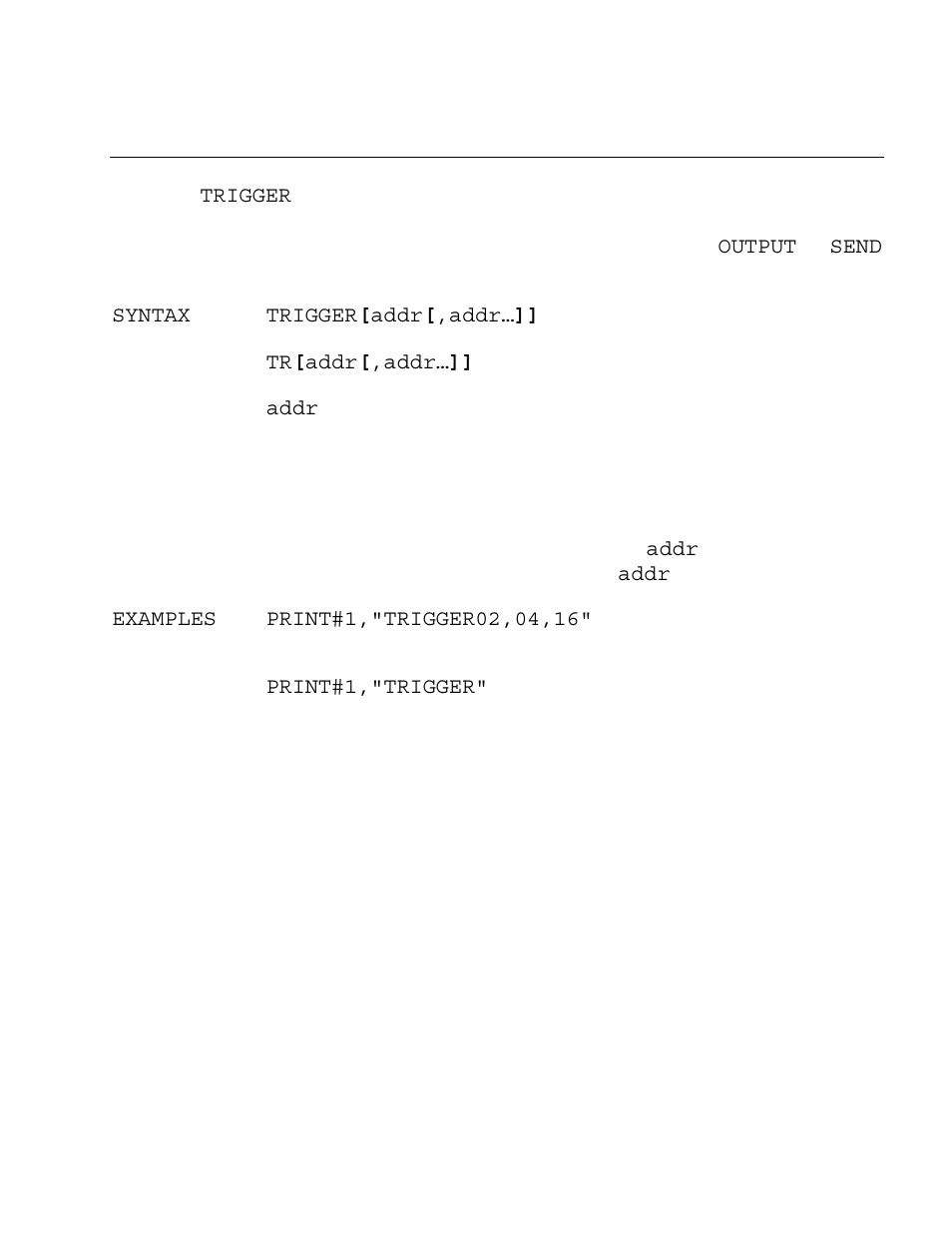 Trigger | Measurement Computing Micro 488/EX rev.2.1 User Manual | Page 161 / 218