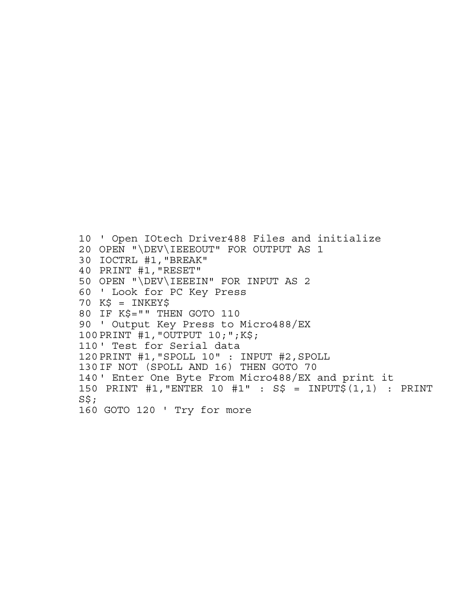 8 ieee to serial applications | Measurement Computing Micro 488/EX rev.2.1 User Manual | Page 182 / 218