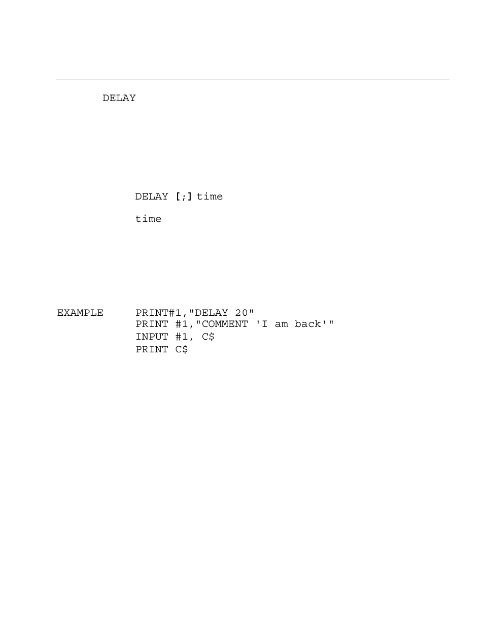 Delay | Measurement Computing Micro 488/EX rev.2.1 User Manual | Page 96 / 218