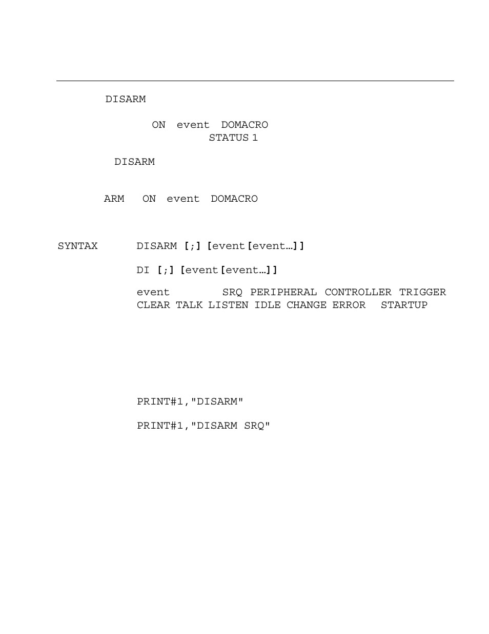 Disarm | Measurement Computing Micro 488/EX rev.2.1 User Manual | Page 97 / 218