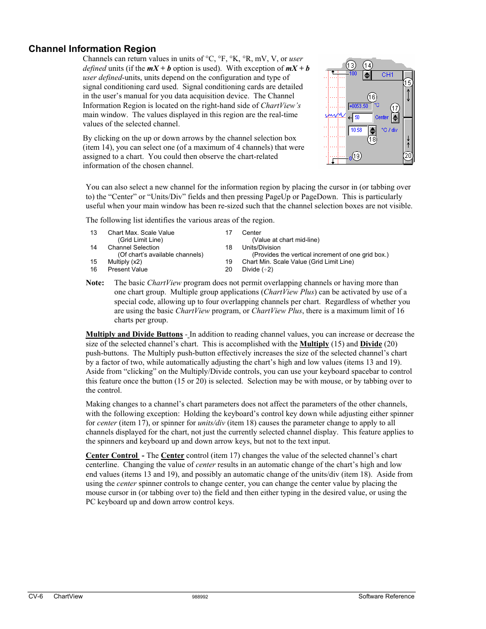 Channel information region | Measurement Computing TempScan/1100 User Manual | Page 138 / 306