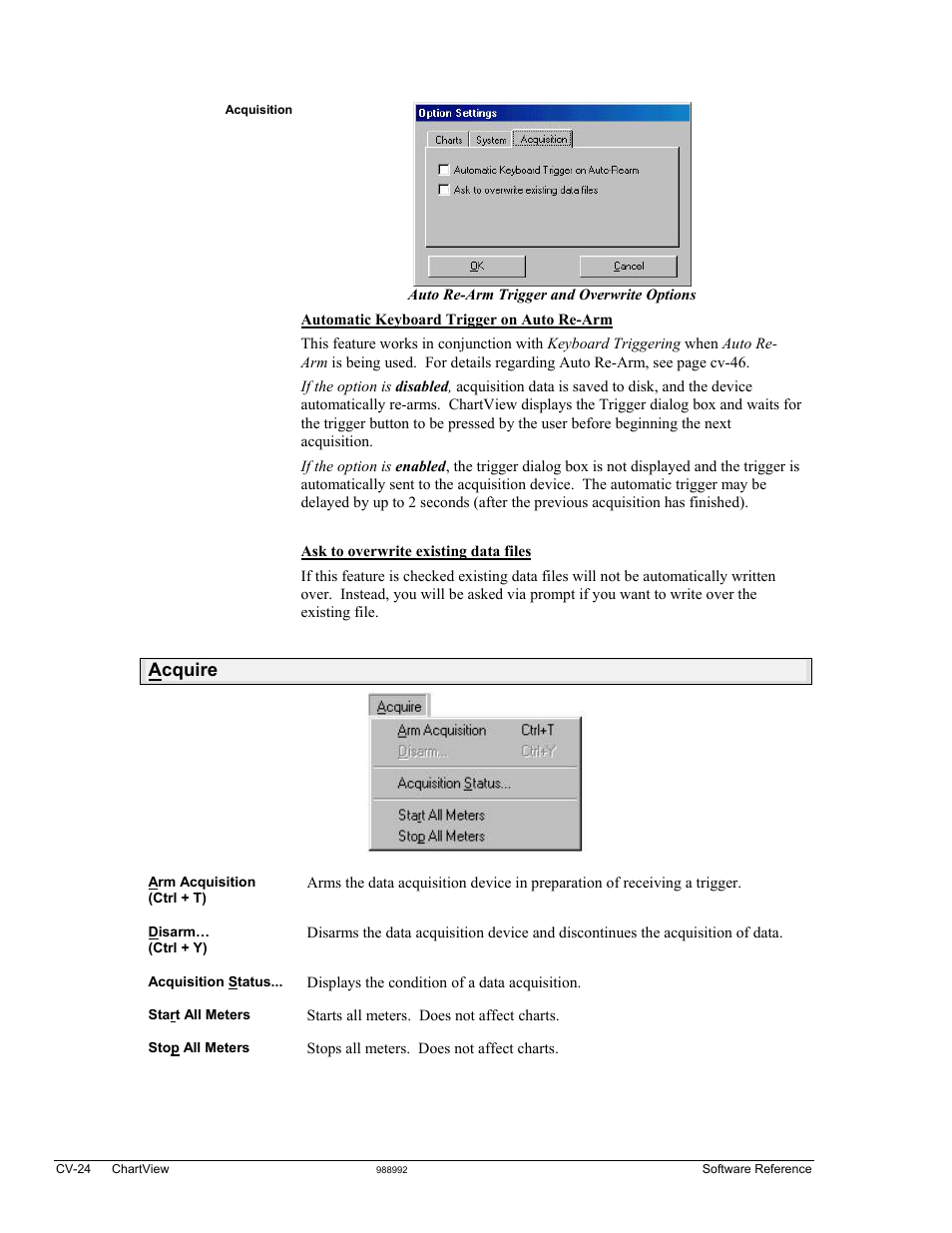 Acquire | Measurement Computing TempScan/1100 User Manual | Page 156 / 306