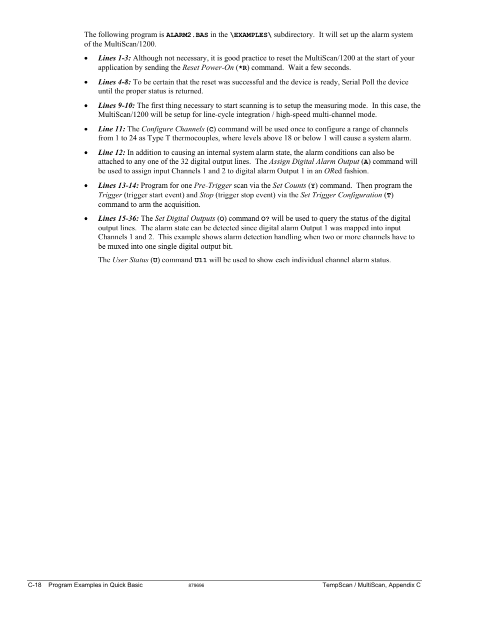Measurement Computing TempScan/1100 User Manual | Page 288 / 306