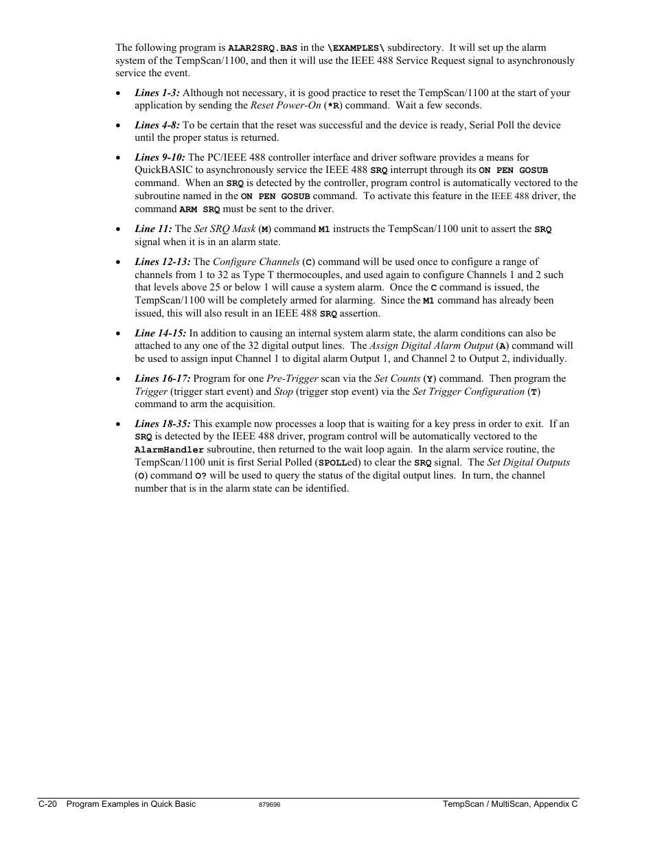 Measurement Computing TempScan/1100 User Manual | Page 290 / 306