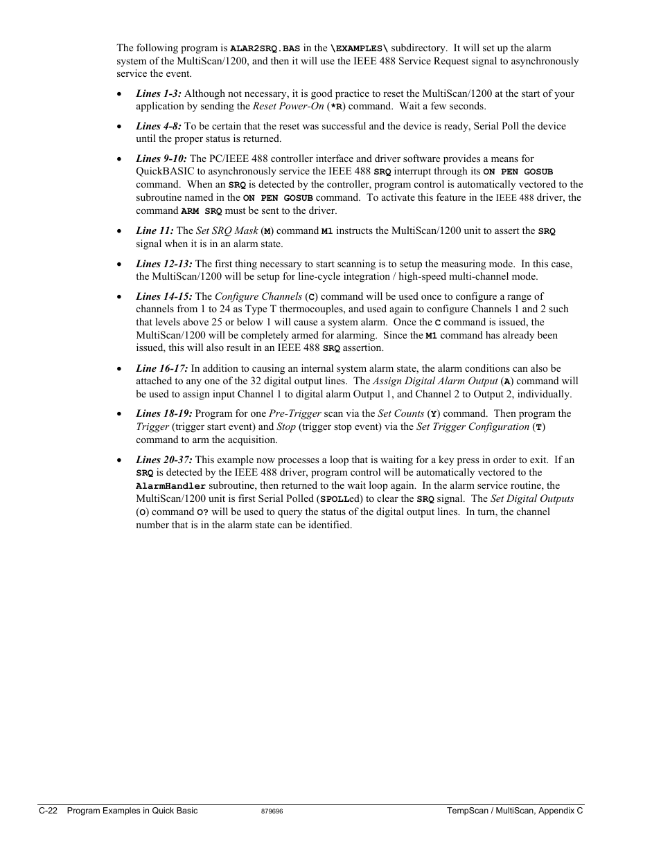 Measurement Computing TempScan/1100 User Manual | Page 292 / 306