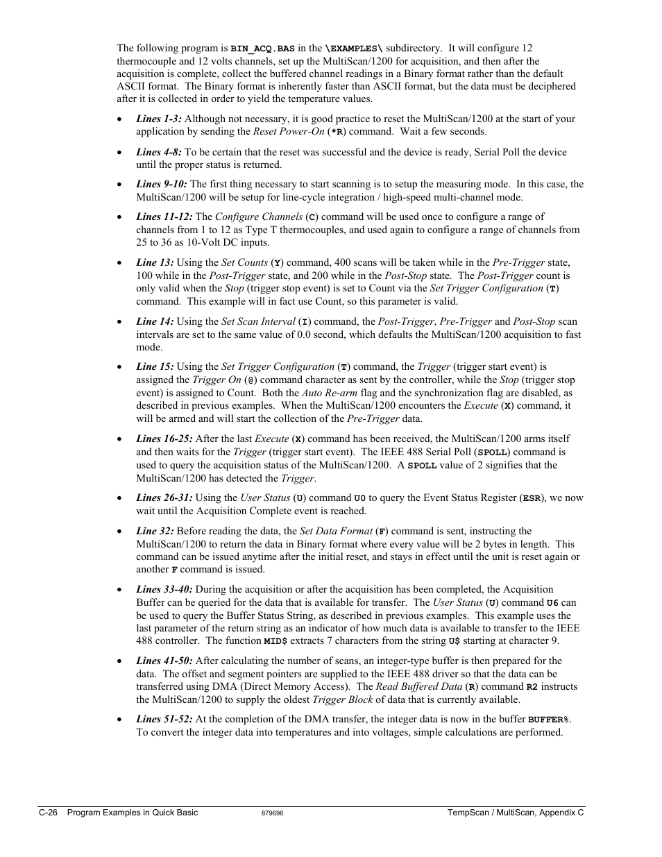 Measurement Computing TempScan/1100 User Manual | Page 296 / 306