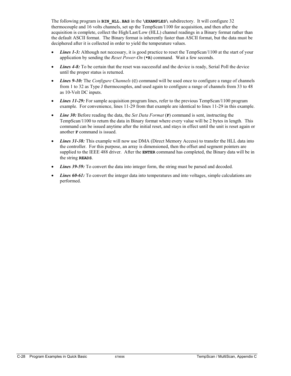 Measurement Computing TempScan/1100 User Manual | Page 298 / 306