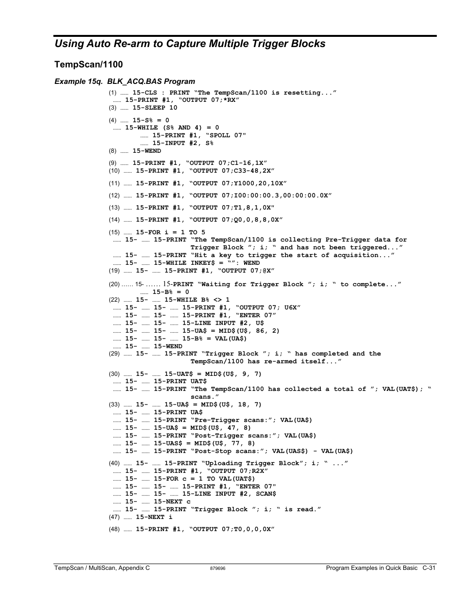 Tempscan/1100 | Measurement Computing TempScan/1100 User Manual | Page 301 / 306