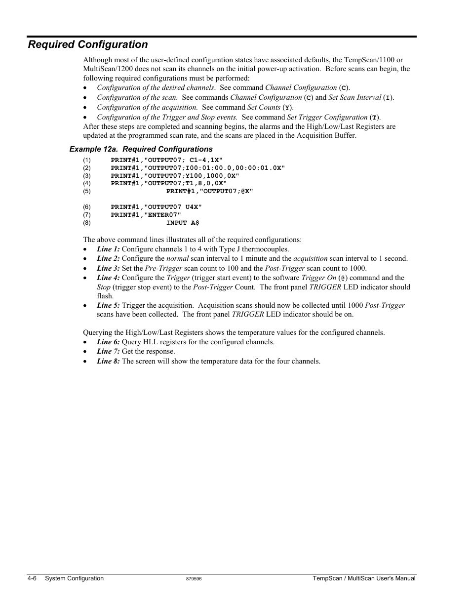 Required configuration | Measurement Computing TempScan/1100 User Manual | Page 64 / 306