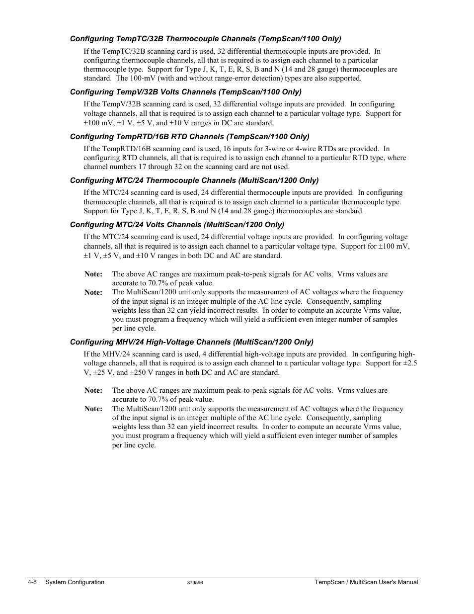 Measurement Computing TempScan/1100 User Manual | Page 66 / 306