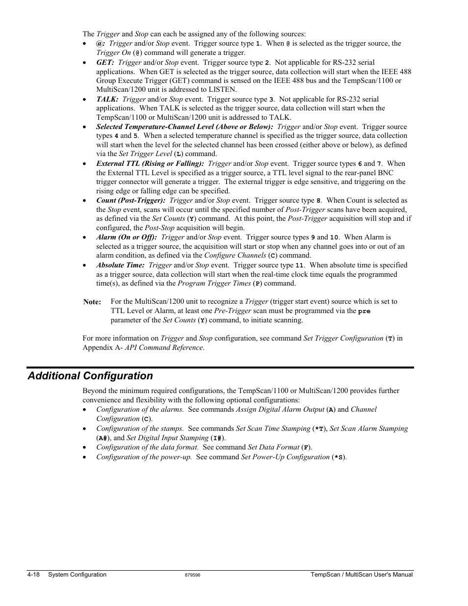 Additional configuration | Measurement Computing TempScan/1100 User Manual | Page 76 / 306