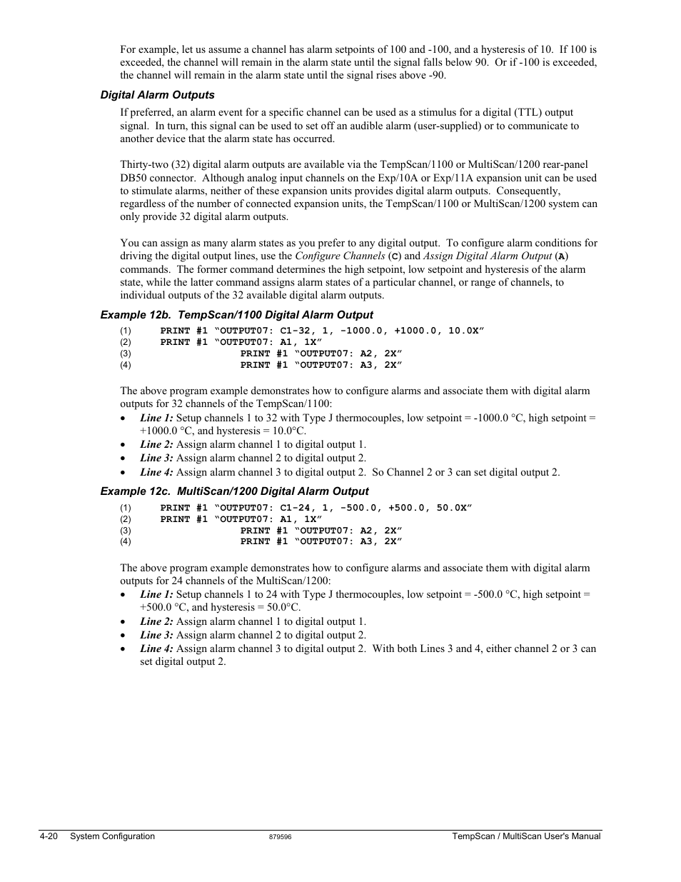 Measurement Computing TempScan/1100 User Manual | Page 78 / 306