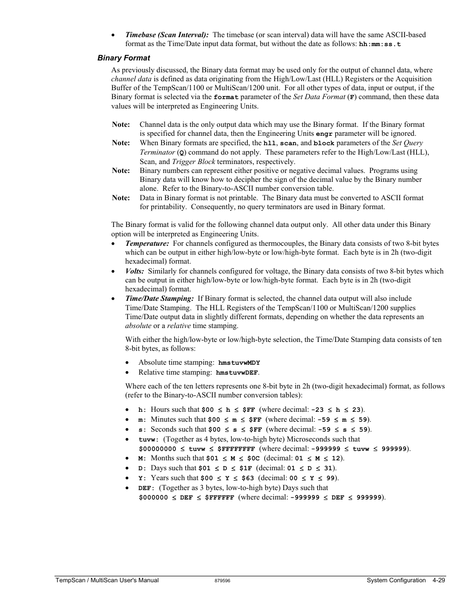 Measurement Computing TempScan/1100 User Manual | Page 87 / 306