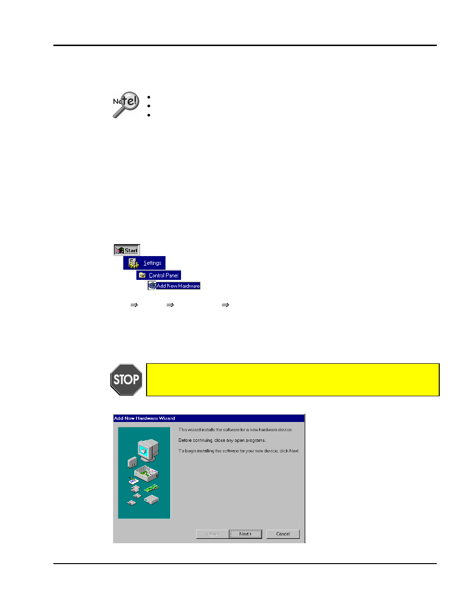 Windows 98 users, Software installation, Windows | 98 users …… 3-9 | Measurement Computing Personal488 rev.3.0 User Manual | Page 19 / 150