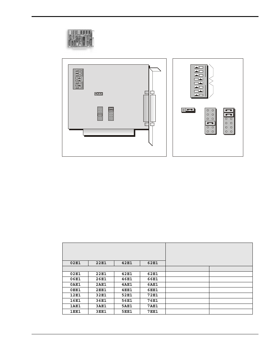 Gp488b configurations, Gp488b configurations …… 4-6, Gp488b configurations …… 4-7 | Gp488b, Selected i/o base address, Register | Measurement Computing Personal488 rev.3.0 User Manual | Page 47 / 150