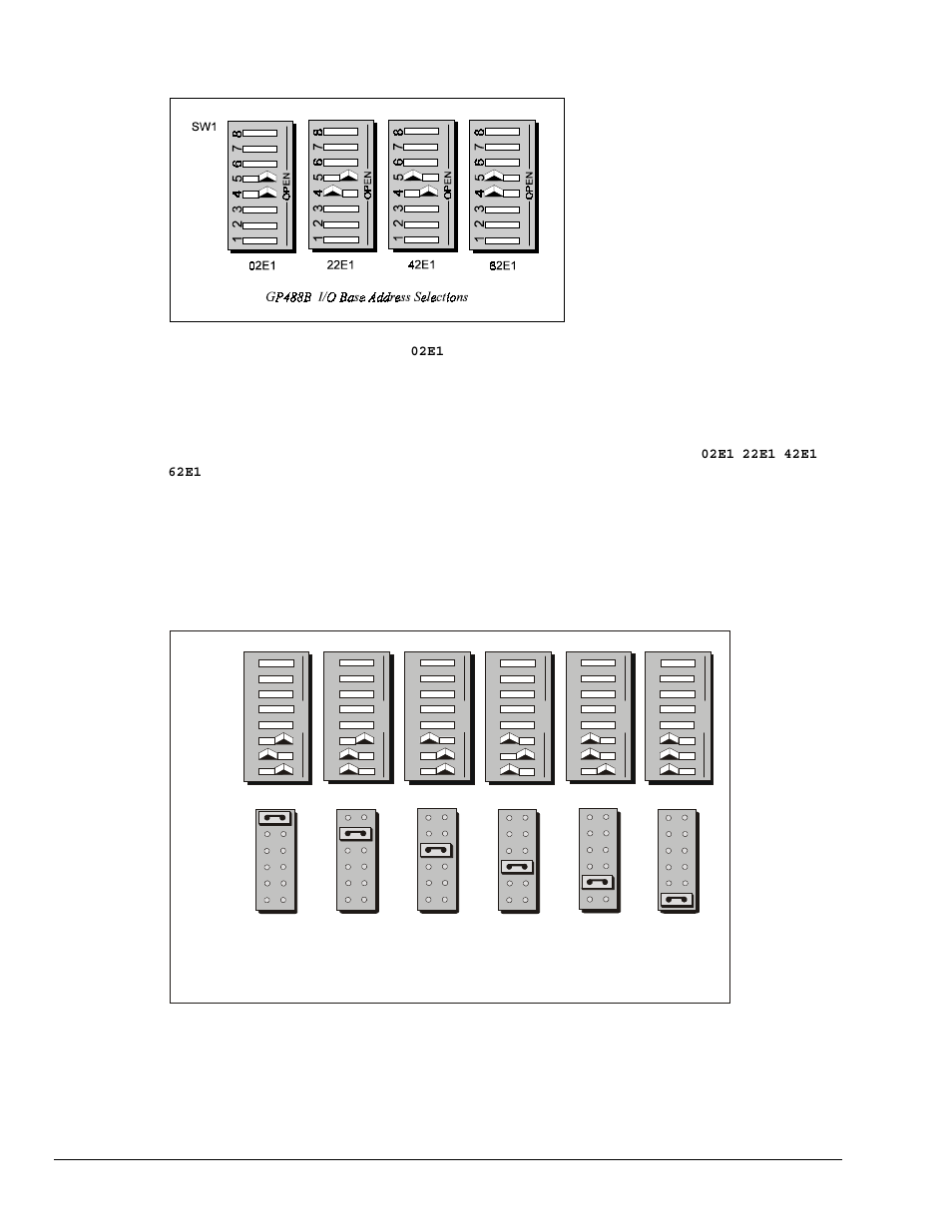 Configuring the gp488b interface i/o base address, Configuring the gp488b interface interrupt (irq) | Measurement Computing Personal488 rev.3.0 User Manual | Page 48 / 150