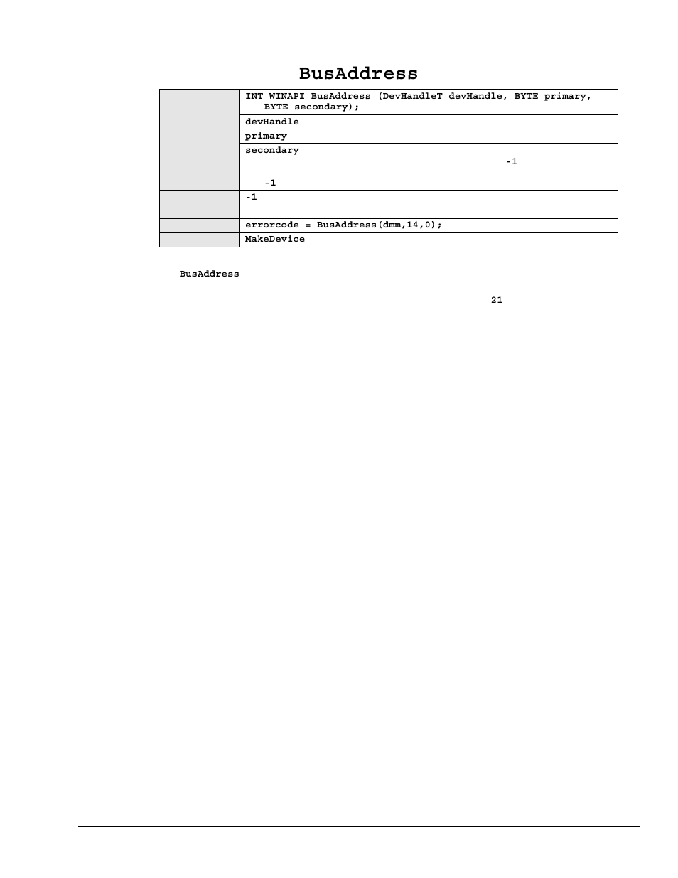 Busaddress | Measurement Computing Personal488 rev.3.0 User Manual | Page 72 / 150
