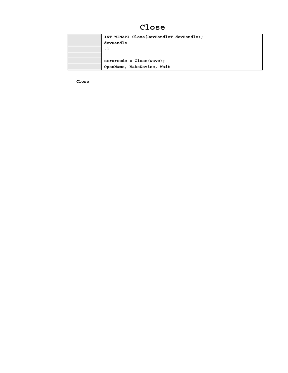 Close | Measurement Computing Personal488 rev.3.0 User Manual | Page 76 / 150