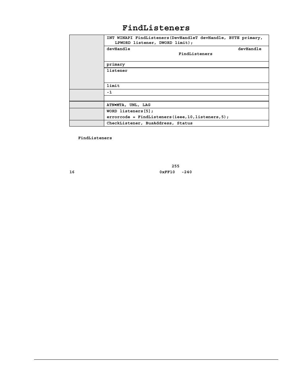 Findlisteners | Measurement Computing Personal488 rev.3.0 User Manual | Page 87 / 150
