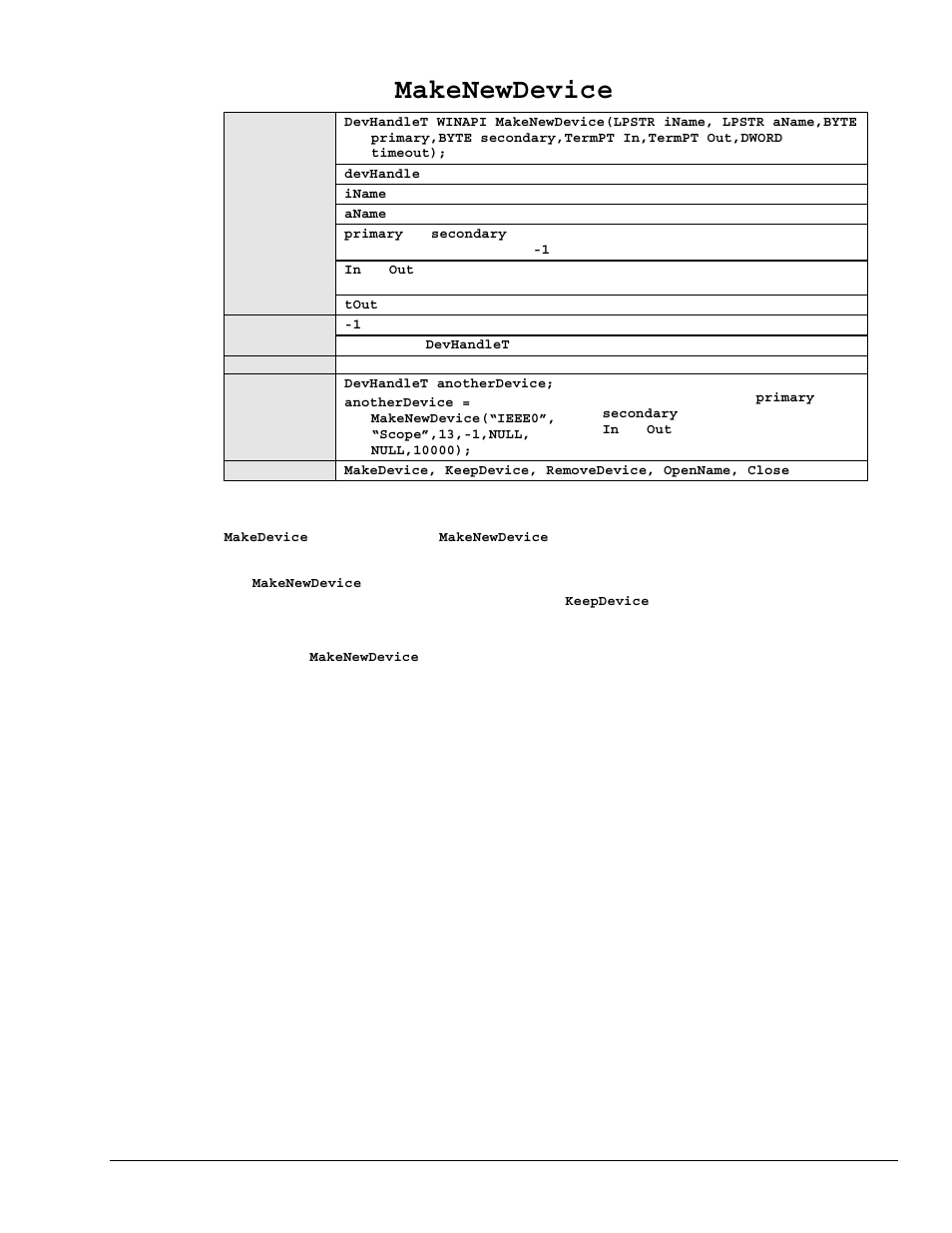 Makenewdevice | Measurement Computing Personal488 rev.3.0 User Manual | Page 97 / 150