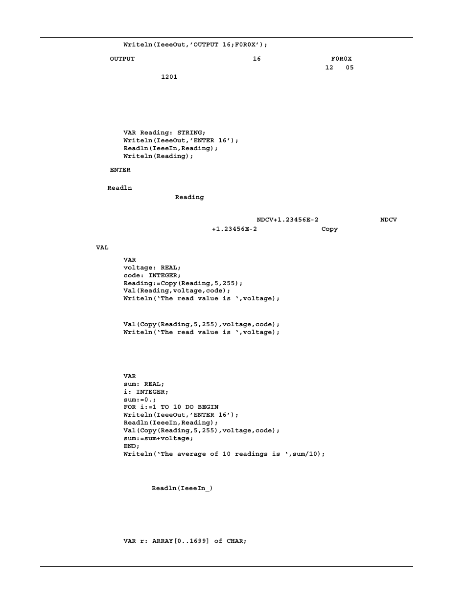 Taking readings, Buffer transfers | Measurement Computing Personal488 rev.3.0 For DOS & Windows 3.Xi User Manual | Page 101 / 400