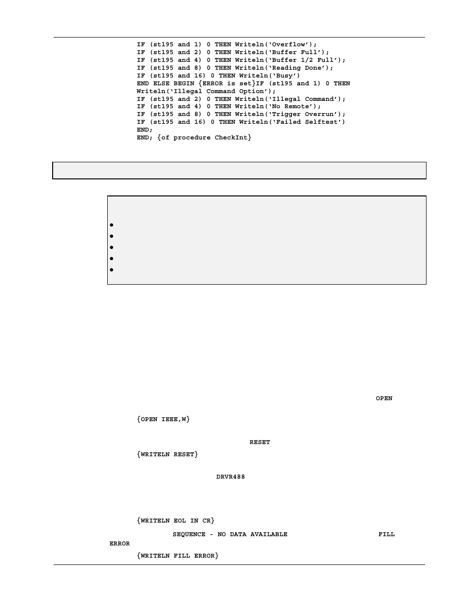 Spreadsheets, 8j. spreadsheets, Use of direct dos i/o devices | Initialization of the system, Topics | Measurement Computing Personal488 rev.3.0 For DOS & Windows 3.Xi User Manual | Page 106 / 400