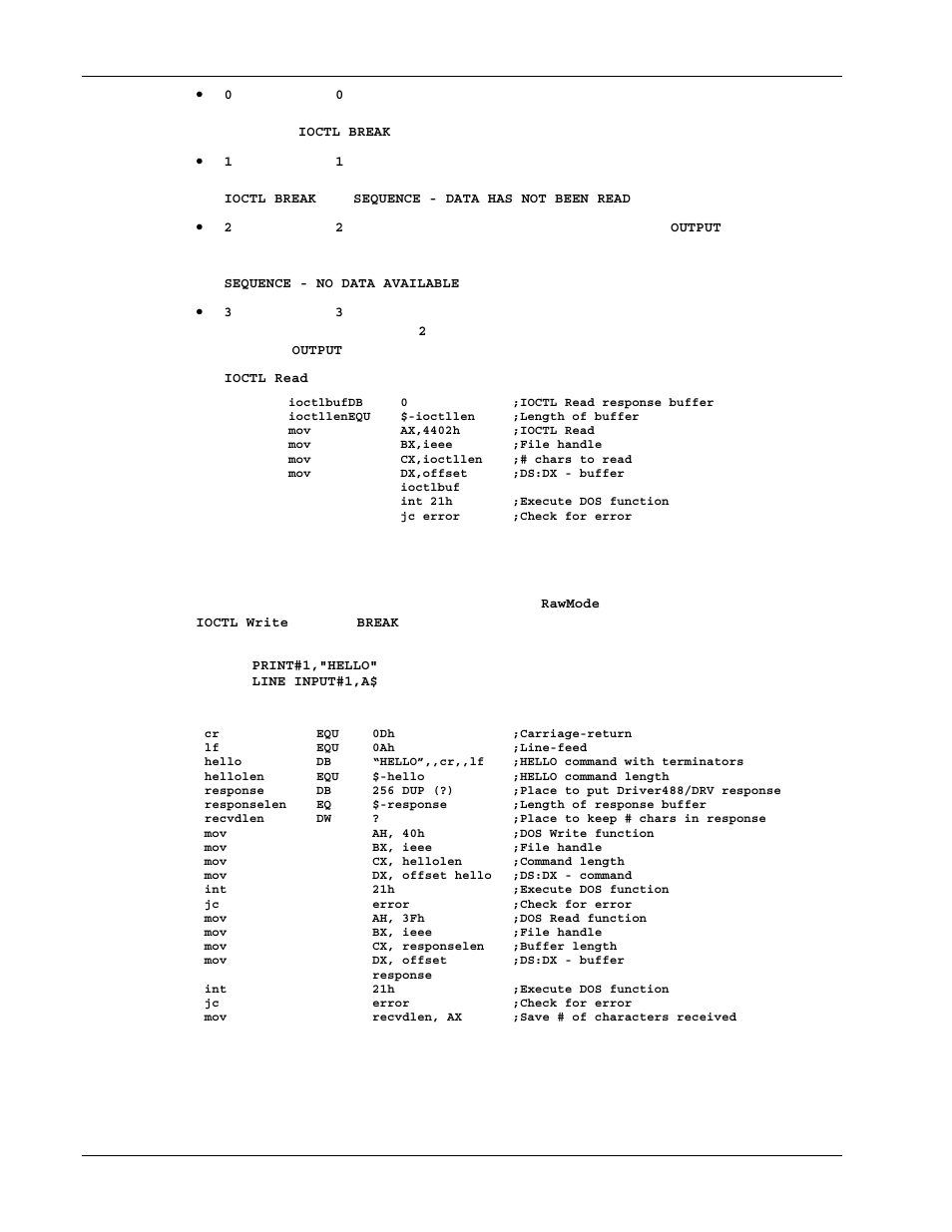 Data & command communication | Measurement Computing Personal488 rev.3.0 For DOS & Windows 3.Xi User Manual | Page 117 / 400