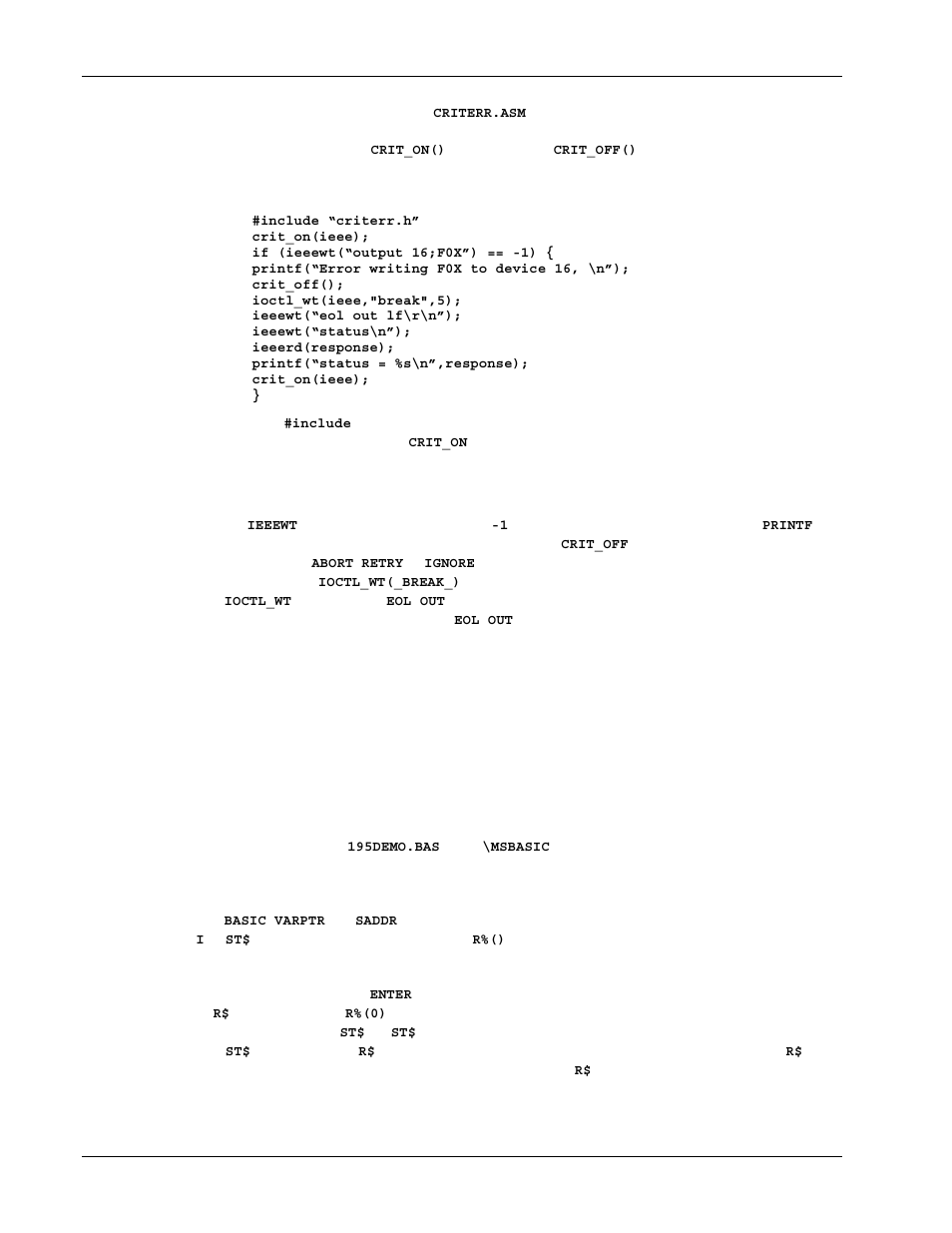Gw-basic (for gw-basic or interpreted basic) | Measurement Computing Personal488 rev.3.0 For DOS & Windows 3.Xi User Manual | Page 121 / 400