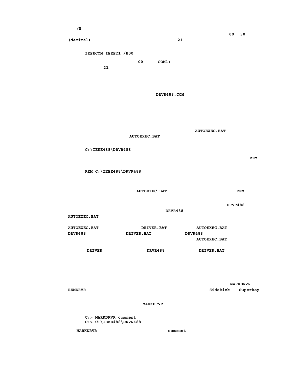 Removal & reinstallation | Measurement Computing Personal488 rev.3.0 For DOS & Windows 3.Xi User Manual | Page 138 / 400
