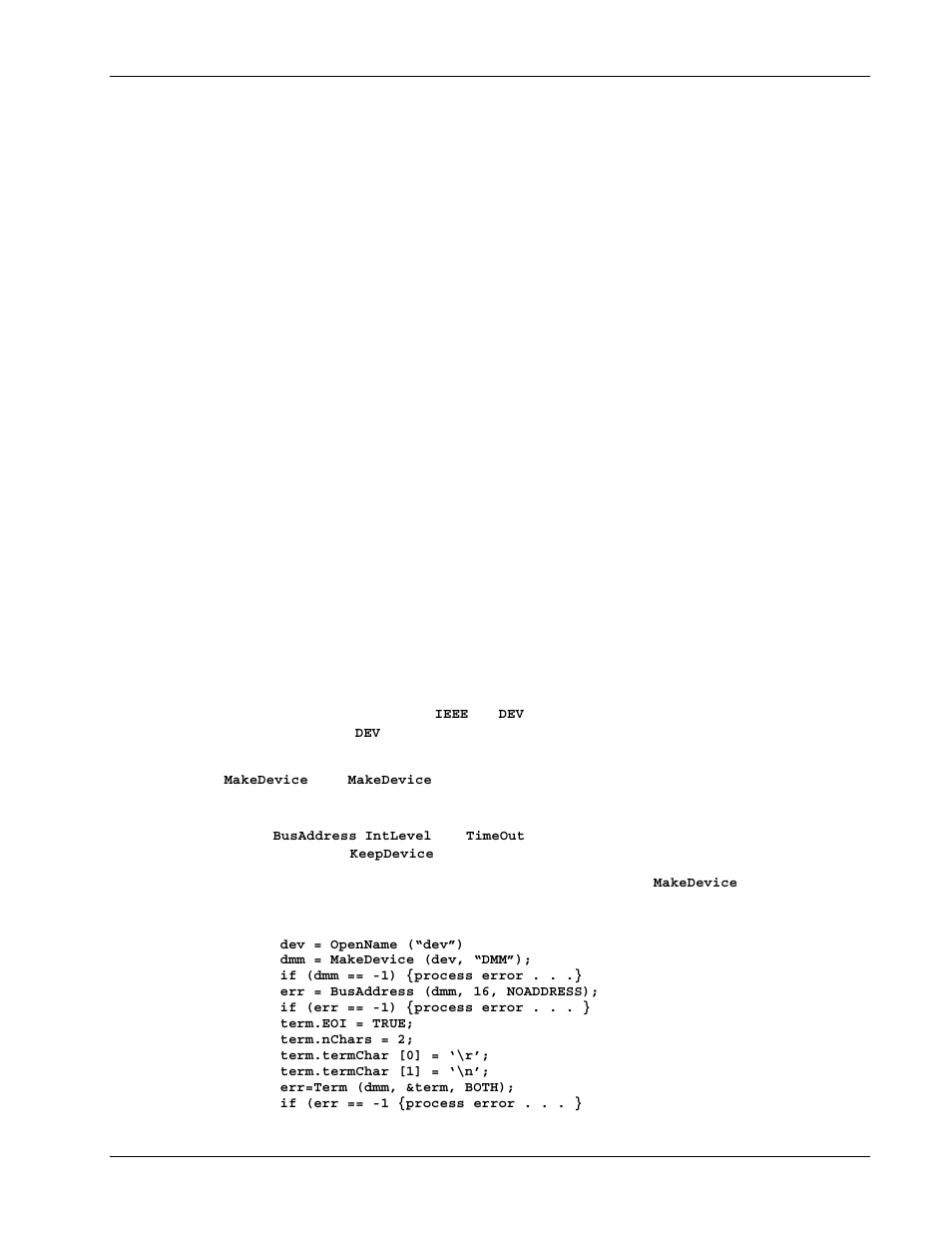 Configuration of named devices | Measurement Computing Personal488 rev.3.0 For DOS & Windows 3.Xi User Manual | Page 158 / 400