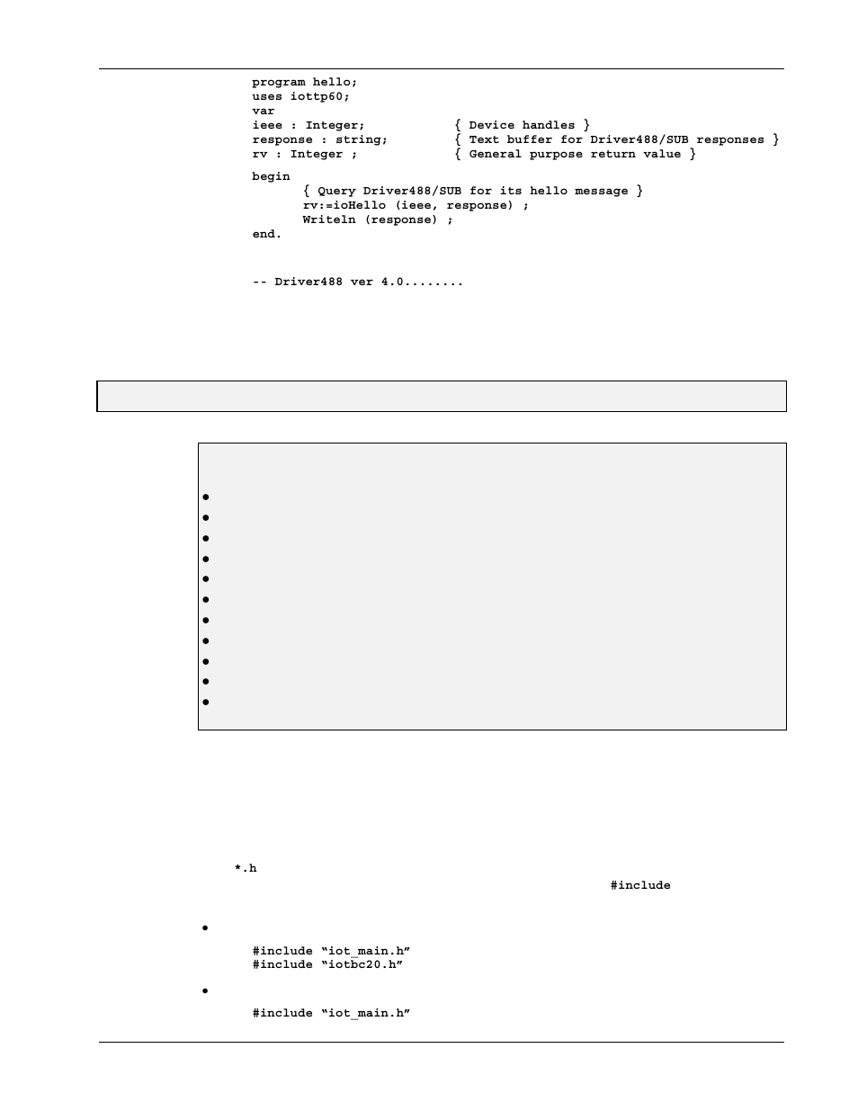 C languages, 9e. c languages, Topics | Accessing from a c program | Measurement Computing Personal488 rev.3.0 For DOS & Windows 3.Xi User Manual | Page 166 / 400