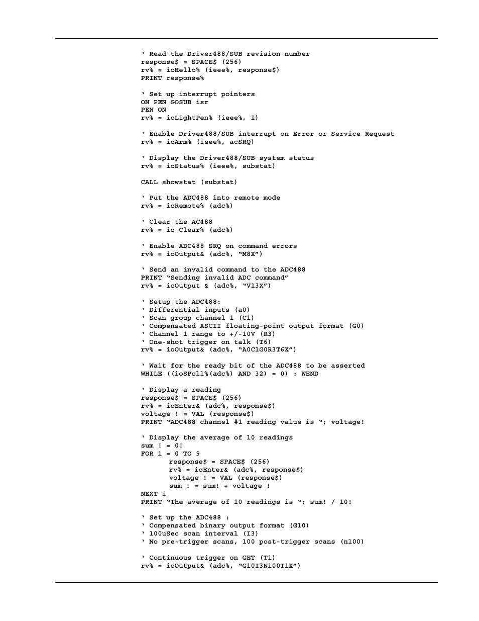 Measurement Computing Personal488 rev.3.0 For DOS & Windows 3.Xi User Manual | Page 180 / 400