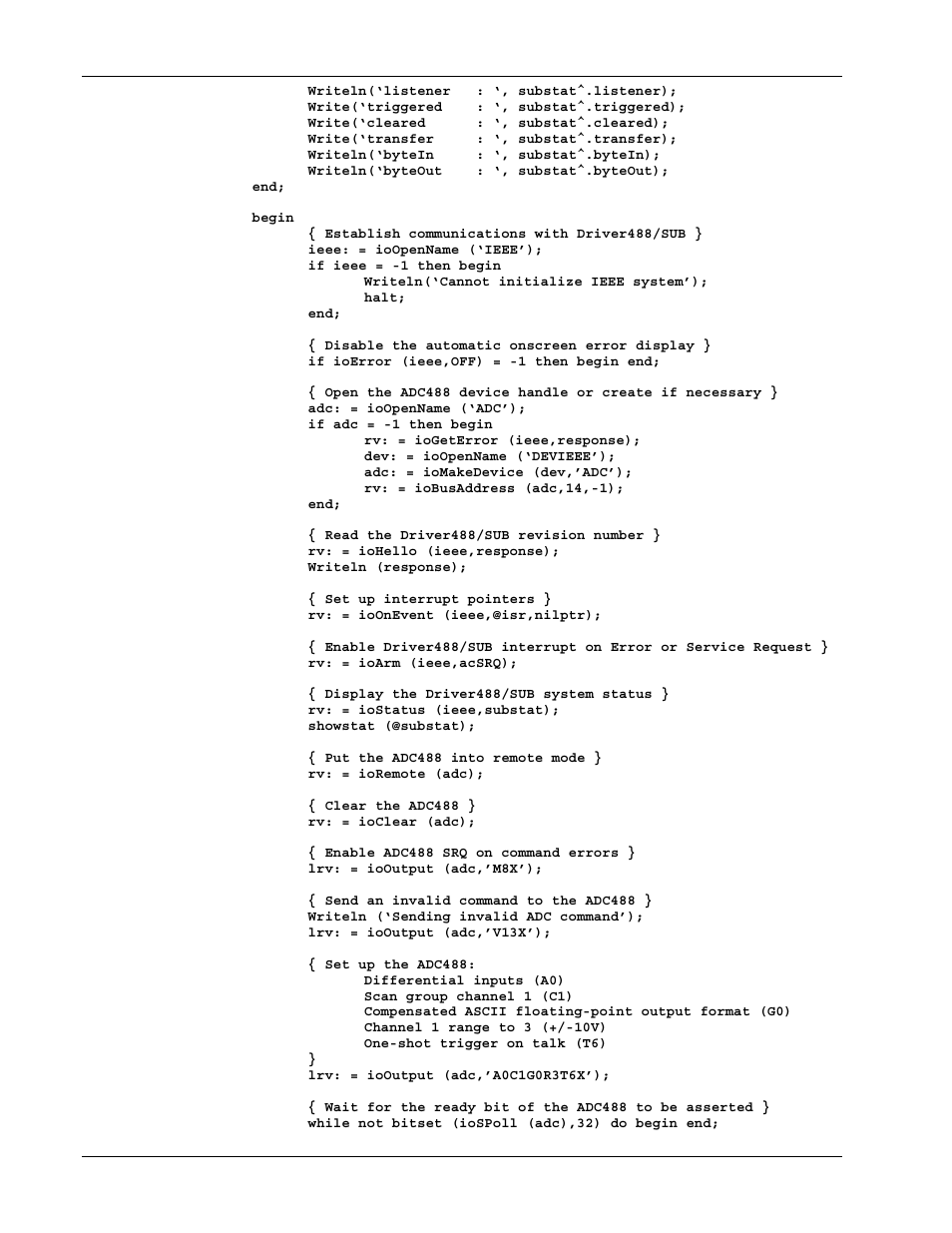 Measurement Computing Personal488 rev.3.0 For DOS & Windows 3.Xi User Manual | Page 189 / 400
