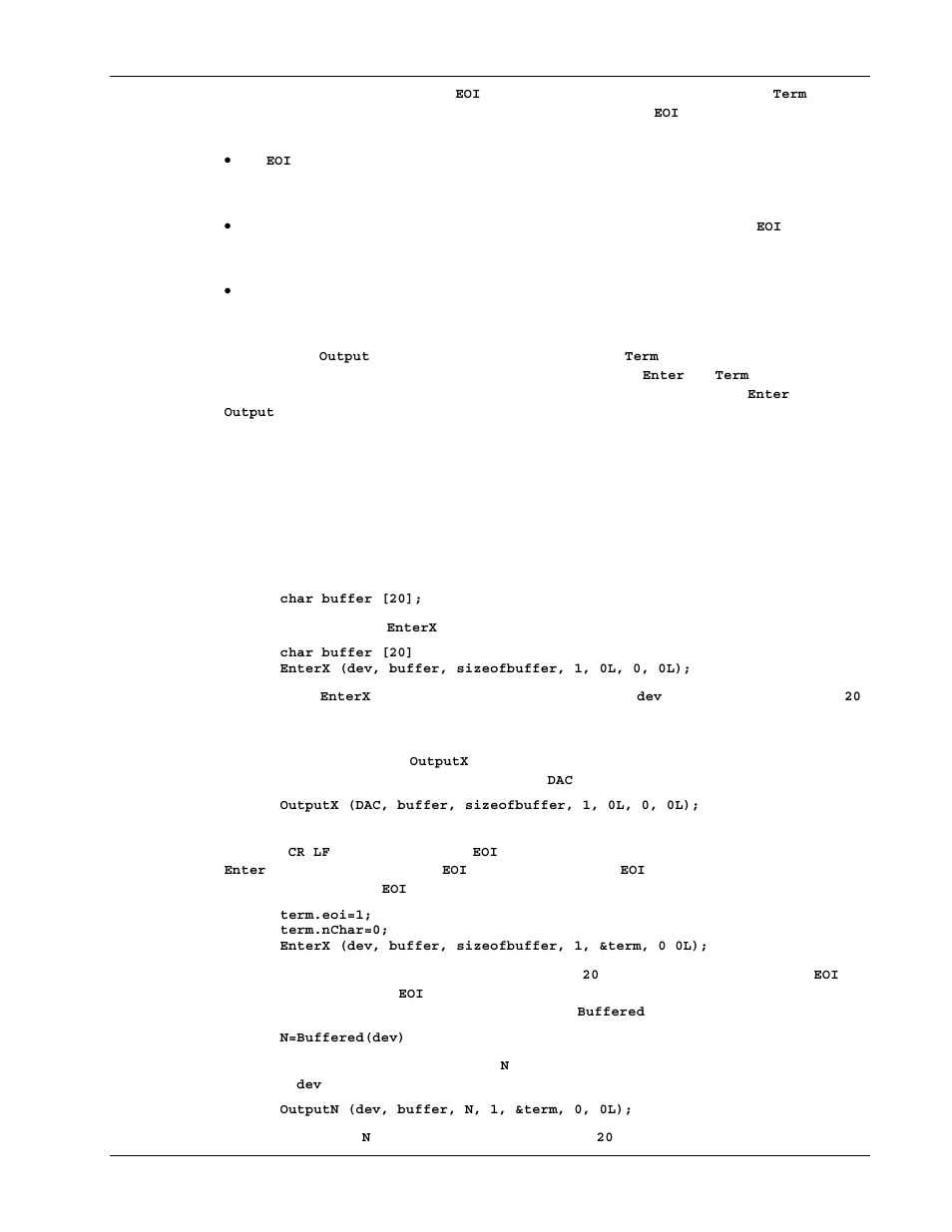 Data input and output | Measurement Computing Personal488 rev.3.0 For DOS & Windows 3.Xi User Manual | Page 192 / 400