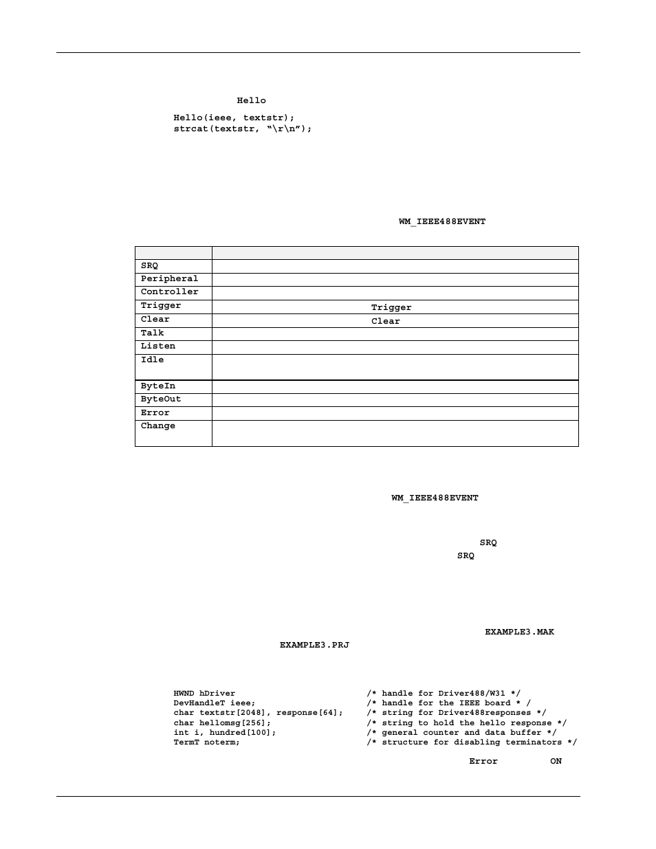 Confirming communications, Ieee 488 event message | Measurement Computing Personal488 rev.3.0 For DOS & Windows 3.Xi User Manual | Page 227 / 400