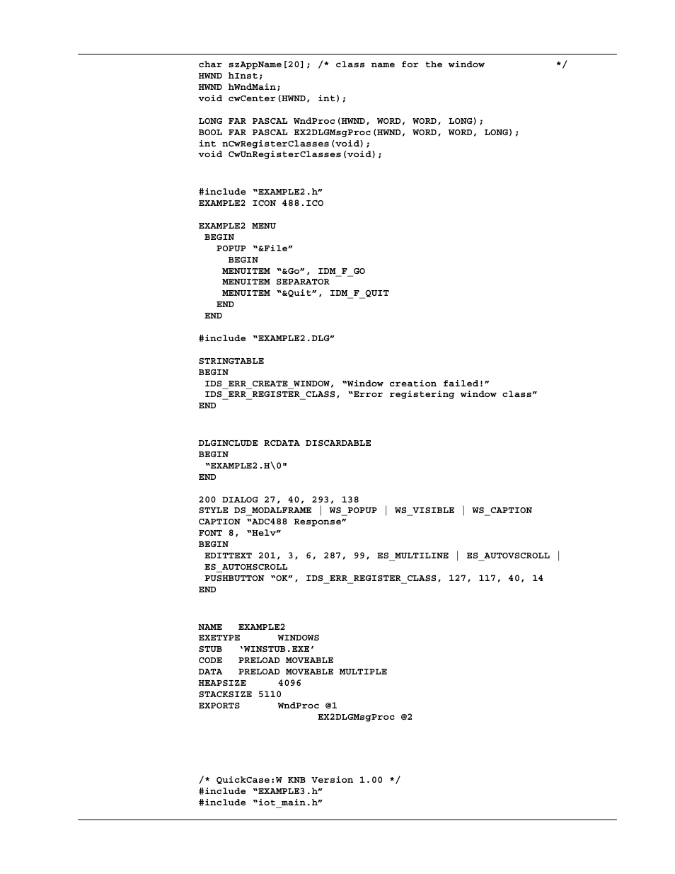 Ieee 488 event message sample programs | Measurement Computing Personal488 rev.3.0 For DOS & Windows 3.Xi User Manual | Page 240 / 400