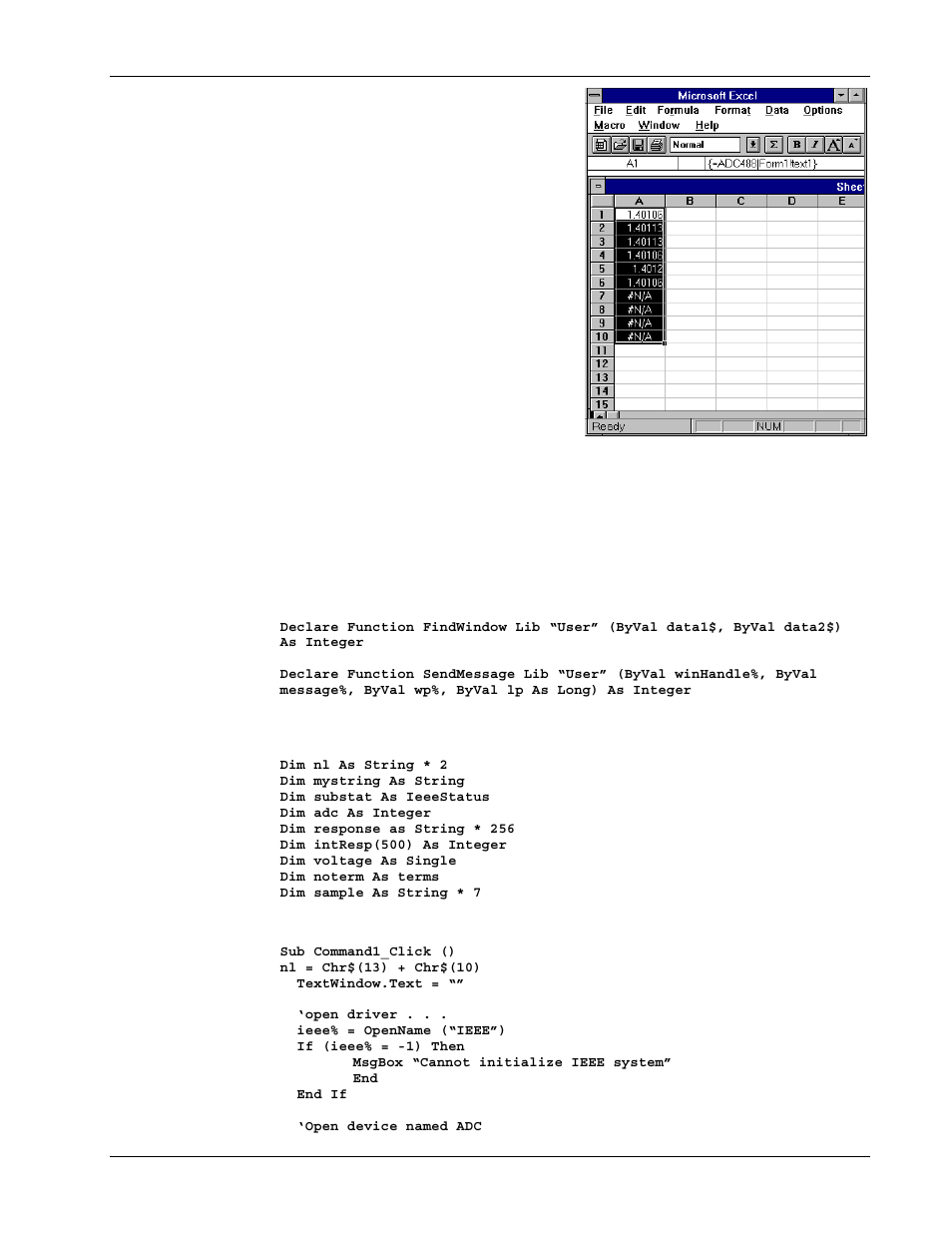 Sample programs | Measurement Computing Personal488 rev.3.0 For DOS & Windows 3.Xi User Manual | Page 262 / 400