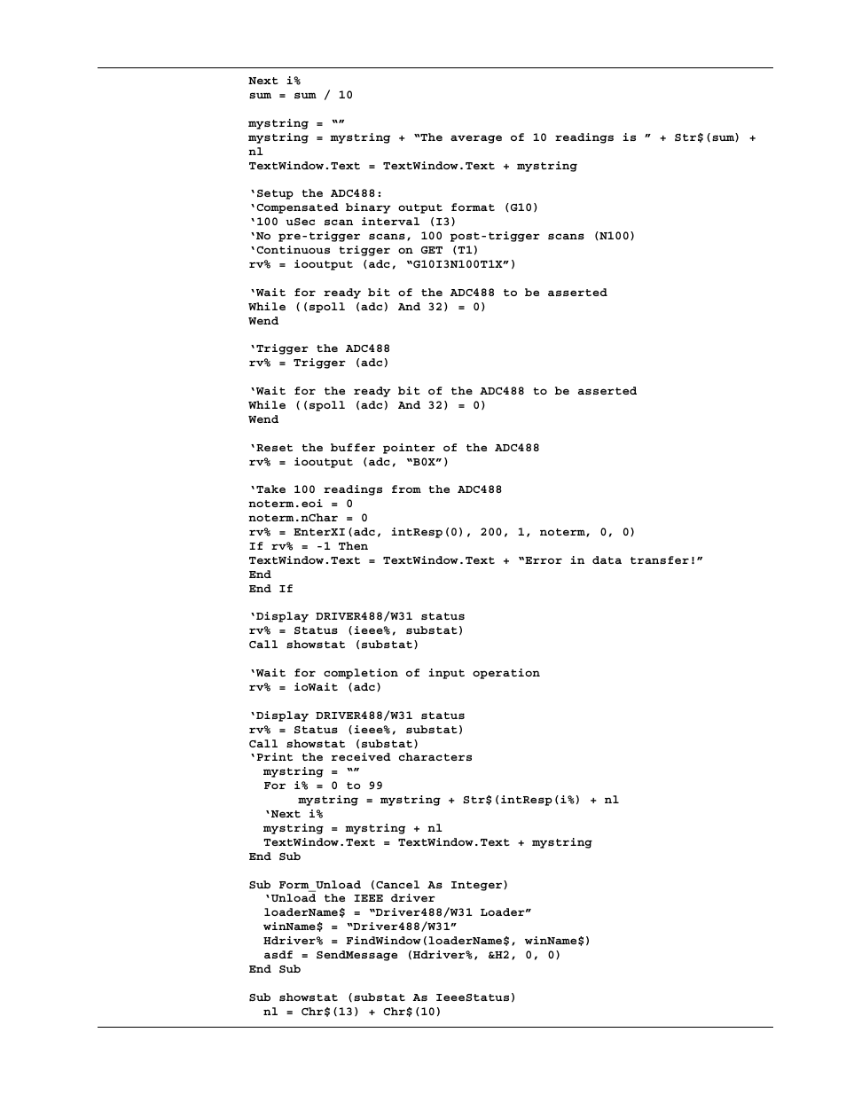 Measurement Computing Personal488 rev.3.0 For DOS & Windows 3.Xi User Manual | Page 264 / 400