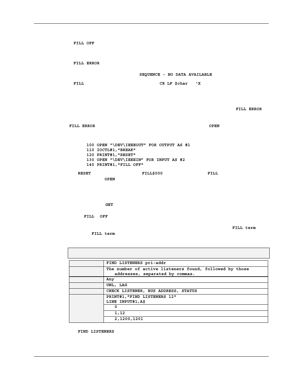 Find listeners | Measurement Computing Personal488 rev.3.0 For DOS & Windows 3.Xi User Manual | Page 308 / 400