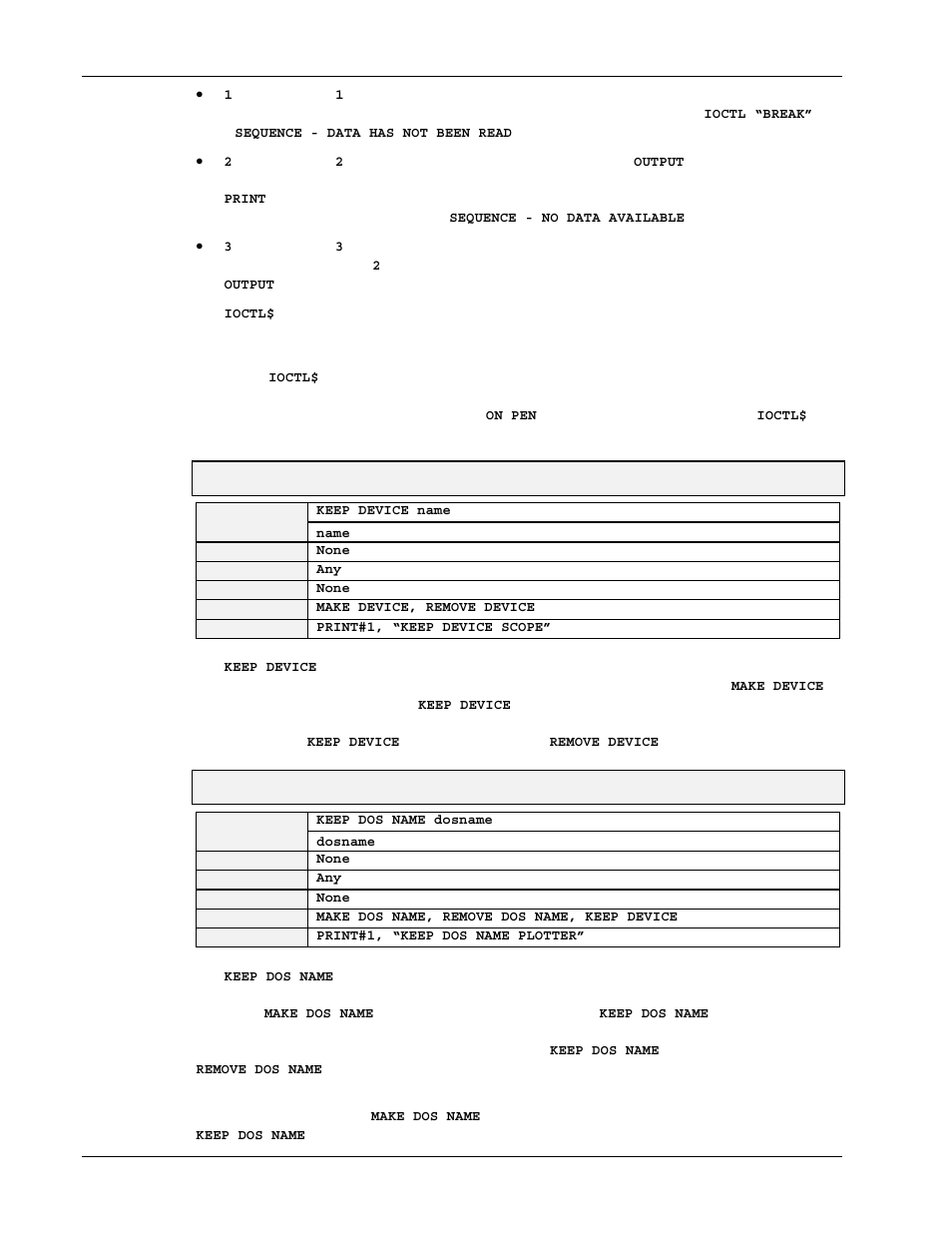 Keep device, Keep dos name | Measurement Computing Personal488 rev.3.0 For DOS & Windows 3.Xi User Manual | Page 311 / 400