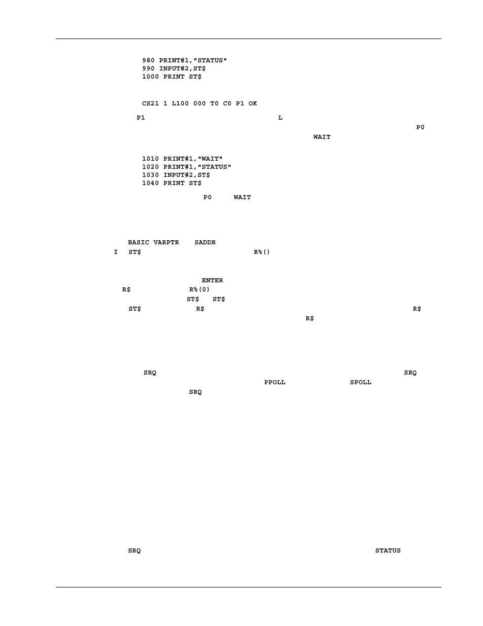 Basic varptr & saddr, Interrupt handling | Measurement Computing Personal488 rev.3.0 For DOS & Windows 3.Xi User Manual | Page 84 / 400